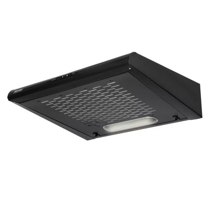 Underbygningsemhætte 50 cm Sort