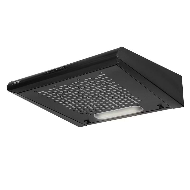Underbygningsemhætte 60 cm Sort