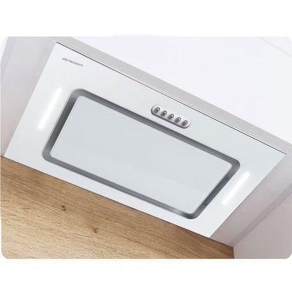 Underbygningsemhætte BE-52A 52 cm Hvid Glas