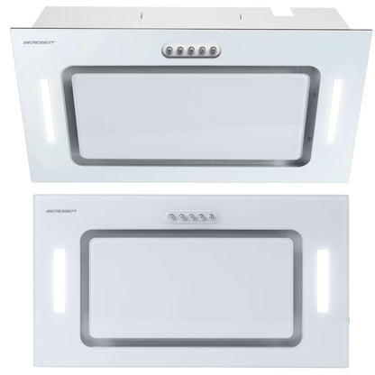 Underbygningsemhætte BE-52A 52 cm Hvid Glas