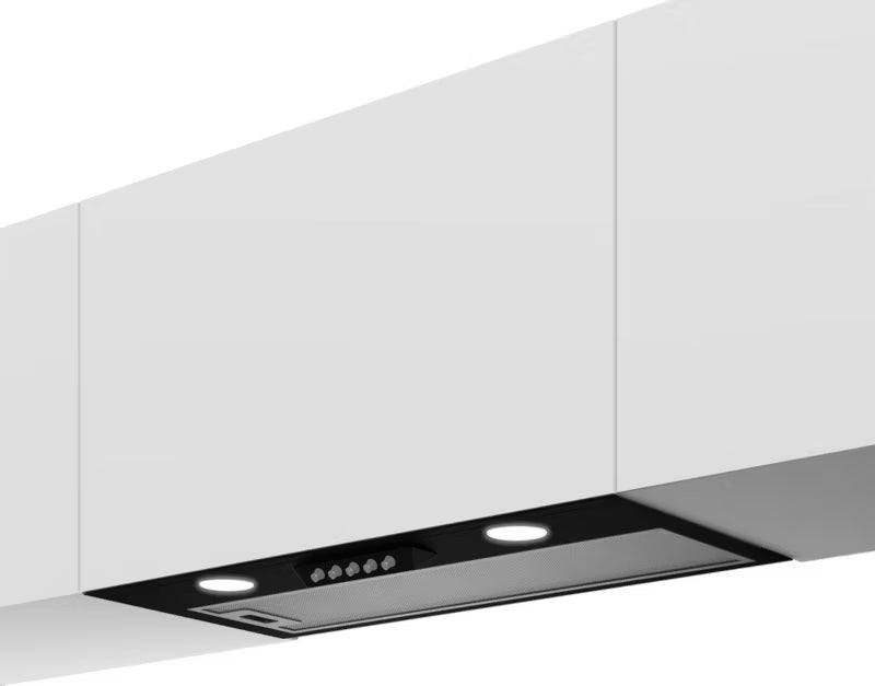 Underbygningsemhætte HNU60 60 cm Sort
