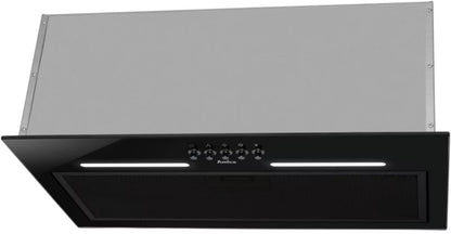 Underbygningsemhætte OMP6253BG 55 cm Sort