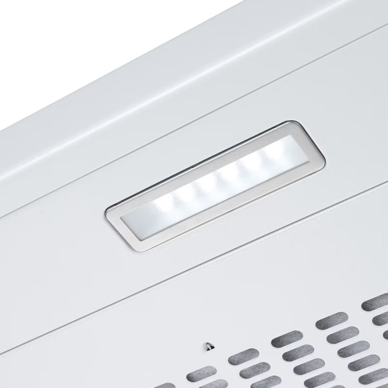 Underbygningsemhætte Visor Hood 60 cm Hvid