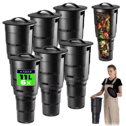 Underjordisk Kompostbeholder 11 Liter 6 Stk.