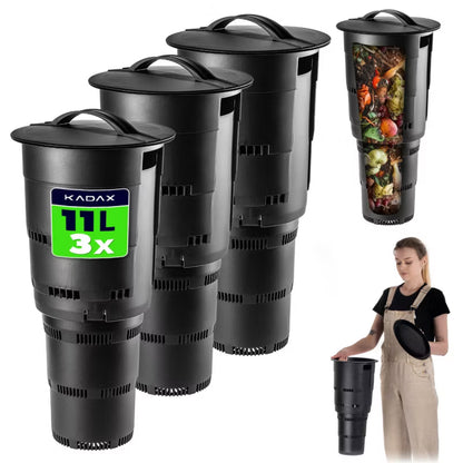 Underjordisk Kompostbeholder 11 Liter 25x25x36 cm