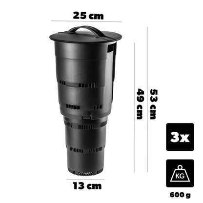 Underjordisk Kompostbeholder 11 Liter 25x25x36 cm