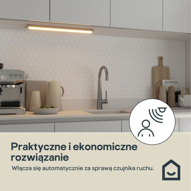 Underskabsbelysning LED Idonie 55,9 cm Sølv 1100 lm