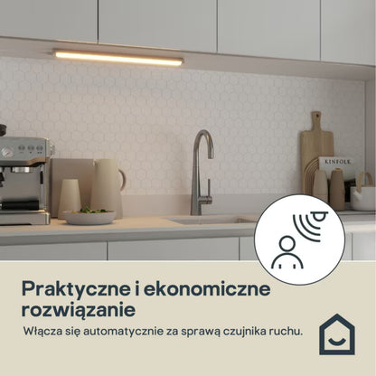 Underskabsbelysning LED Idonie 55,9 cm Sølv 1100 lm