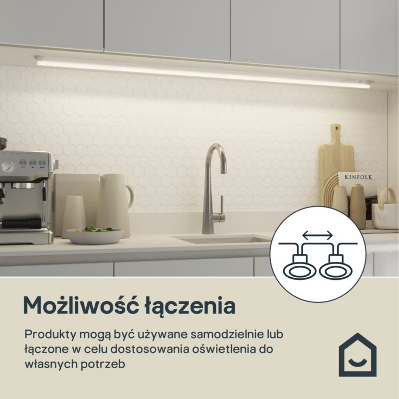 Underskabsbelysning LED Periera 151 cm Hvid