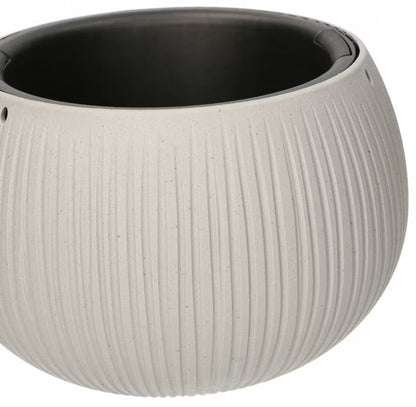 Urtepotteskjuler 14,5x11 cm Betonlook Sort