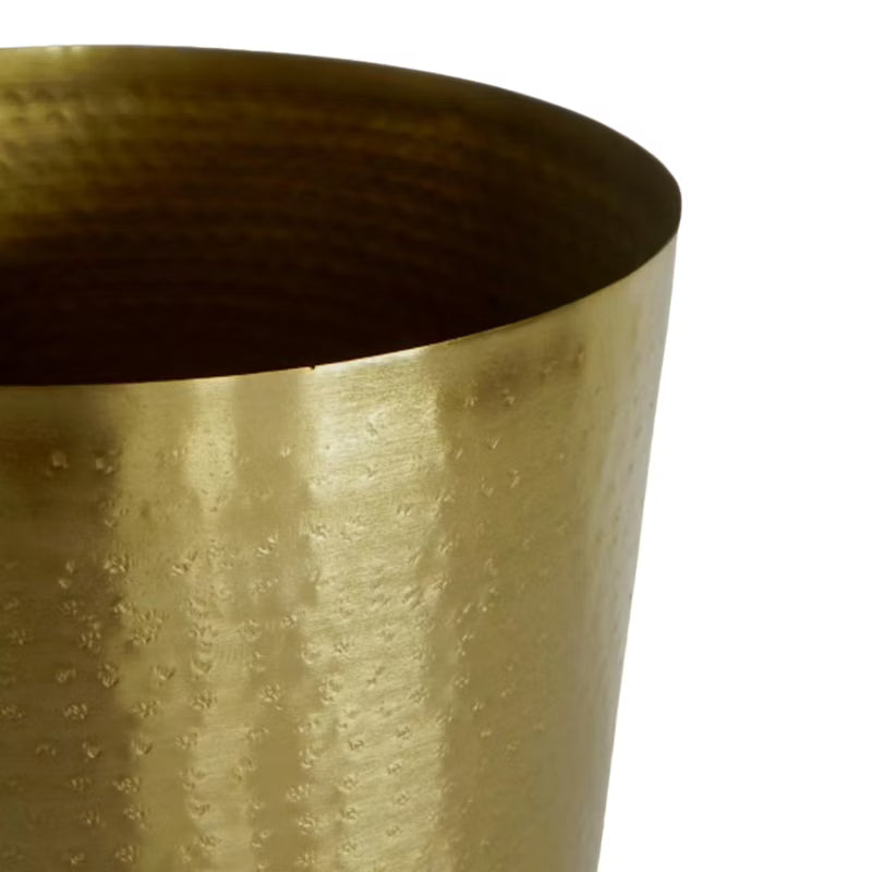 Urtepotteskjuler 17 cm Guld Metal