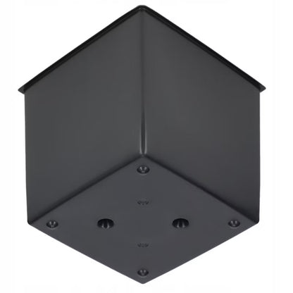 Urtepotteskjuler 18x36 cm Høj Sort Blank med Indsats