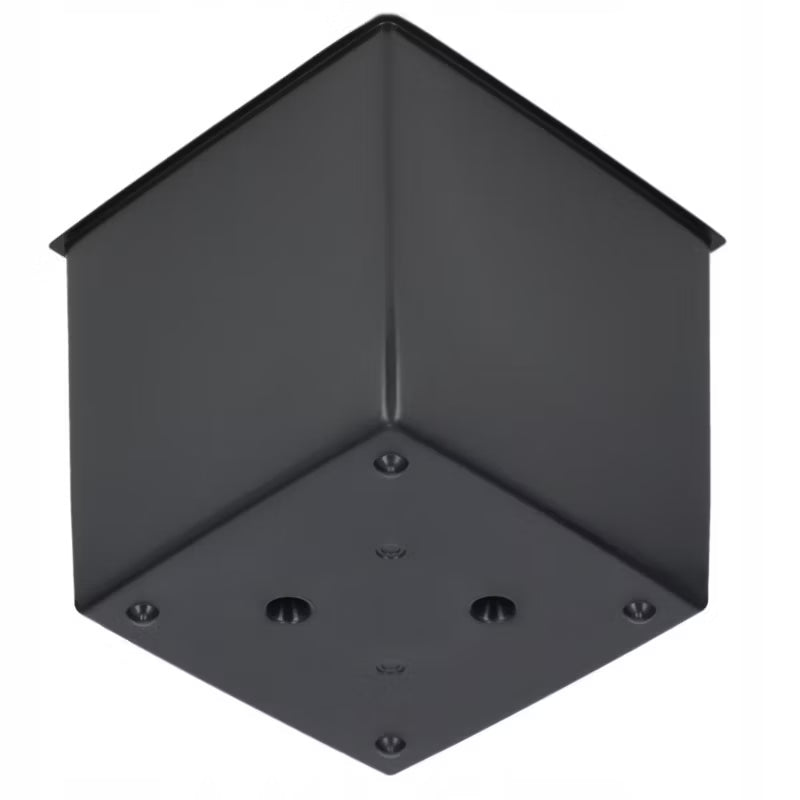 Urtepotteskjuler 18x36 cm Høj Sort Blank med Indsats