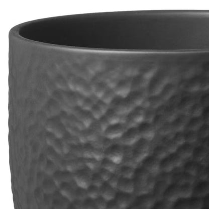 Urtepotteskjuler Boston 14 cm Antracit Keramik