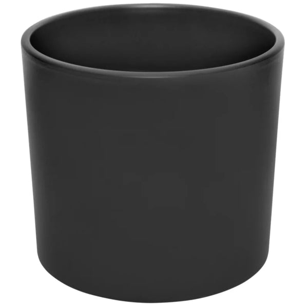 Urtepotteskjuler Cylinder 15 cm Sort Mat