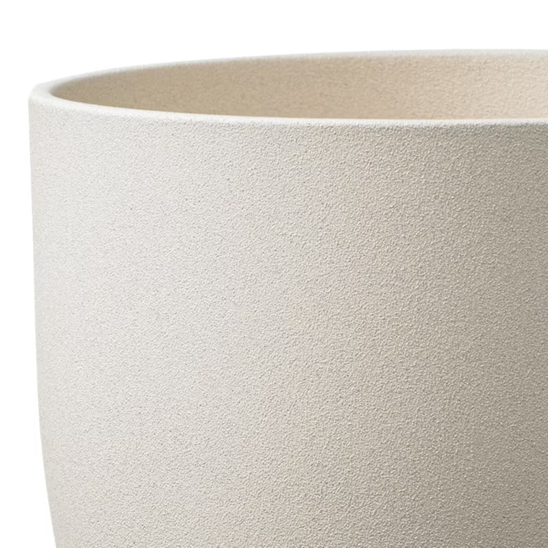 Urtepotteskjuler Keramik 21 cm Sandfarvet