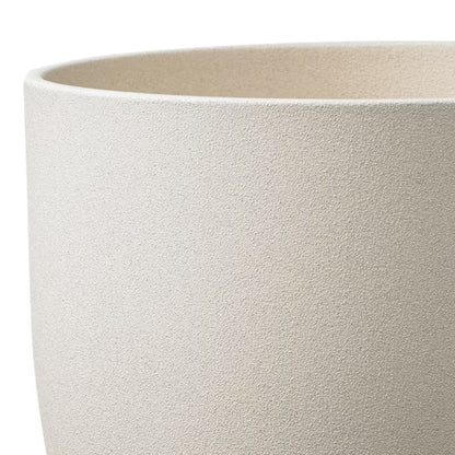 Urtepotteskjuler Keramik 21 cm Sandfarvet