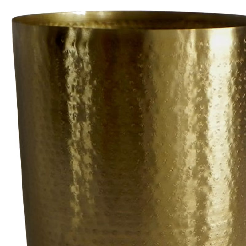 Urtepotteskjuler Metal 21 cm Guld