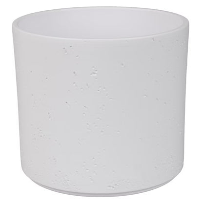 Urtepotteskjuler Pillar Lava 14 cm Hvid Mat