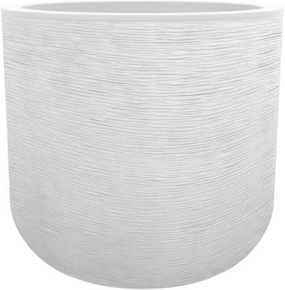 Urtepotteskjuler Rund 38,5 cm Hvid