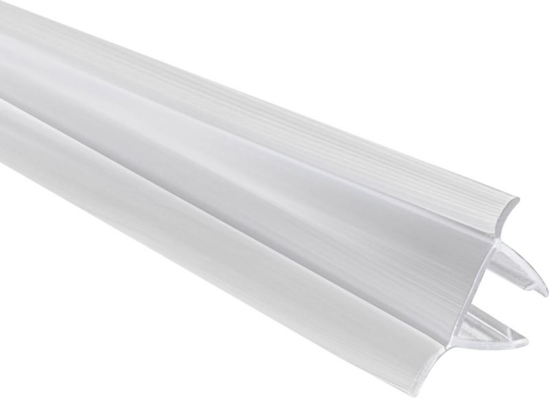 Dørkarmtætning til Glas 5-6 mm 160 cm Transparent 1 stk.