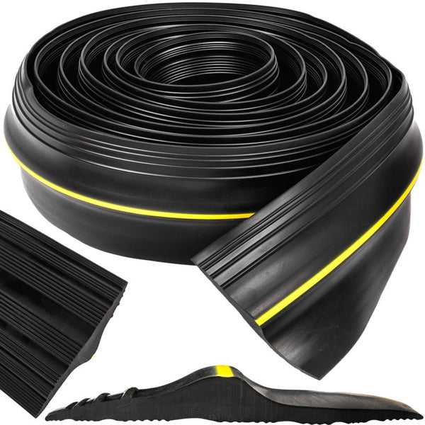 Gummipakning til Garageport 86 x 12 mm 3 m Sort