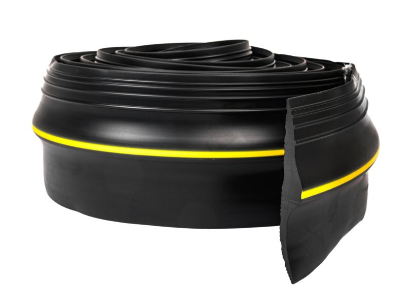 Gummipakning til Garageport 86 x 12 mm 3 m Sort
