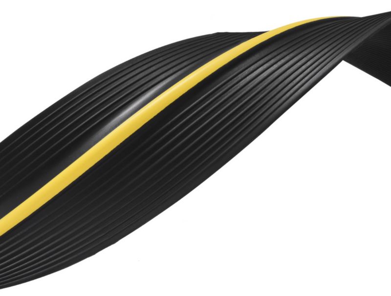 Gummipakning til Garageport 86 x 12 mm 3 m Sort