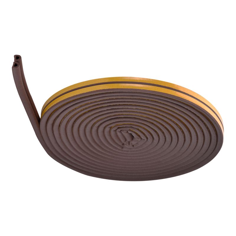Gummiliste D-Profil 12 m Brun