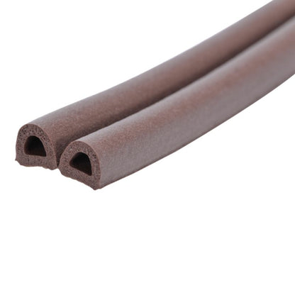 Gummiliste D-Profil 12 m Brun