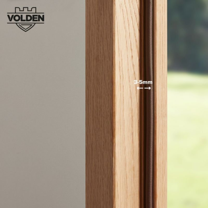 Tætningsliste P-Profil 9 mm x 12 m Brun