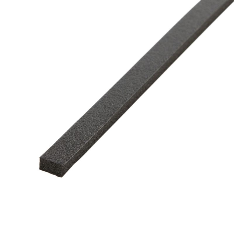 Diall Uni skumtætning 6 m 9 mm sort