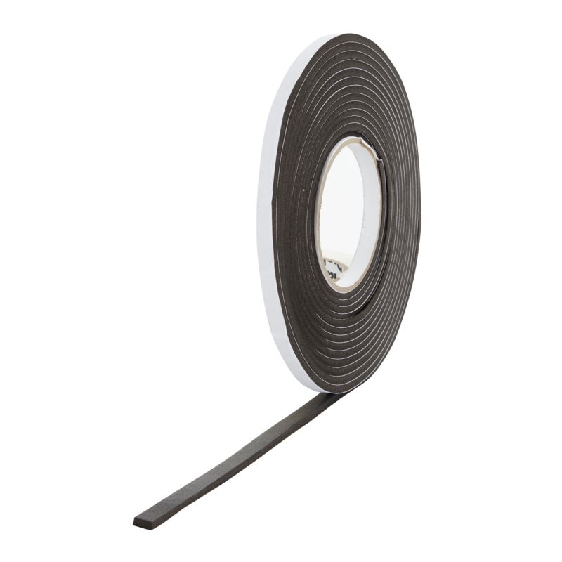 Diall Uni skumtætning 6 m 9 mm sort