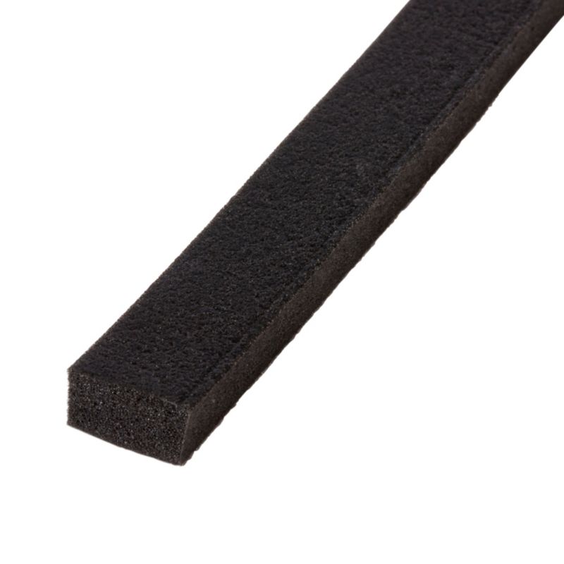 Diall Uni skumtætning 6 m 9 mm sort