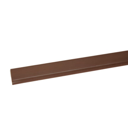Dørforsegling PVC Gummi 25 mm 1 m Brun Selvklæbende