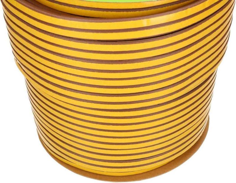 Selvklæbende Dør- og Vinduestætning 12x10 mm Brun 10 m