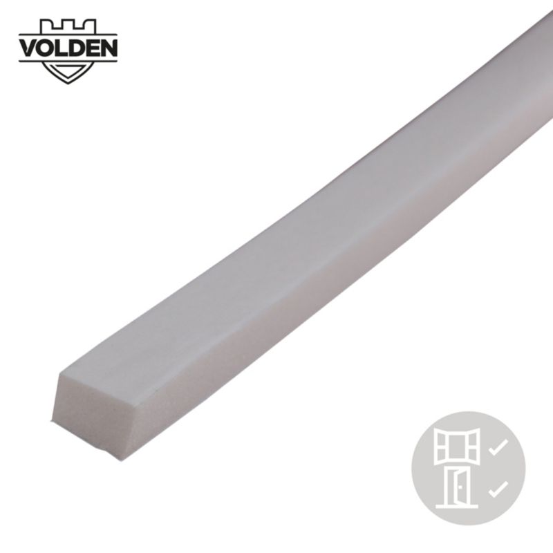 Skumtætningsliste Samleklar 13 mm x 10 m Hvid S2-W10