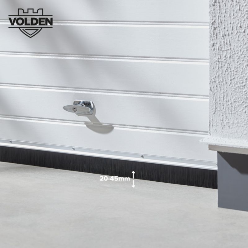 Garage Børstetætning 2,5 m Hvid | 5063022635594