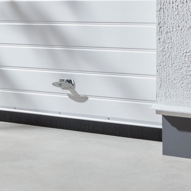Garage Børstetætning 2,5 m Hvid | 5063022635594