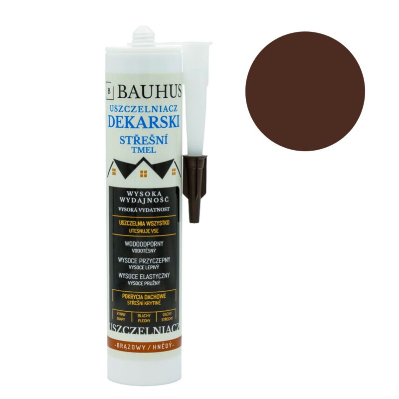 Tagtætningsmasse 280 ml Brun RAL 8016