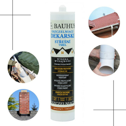 Tagtætningsmasse 280 ml Brun RAL 8016