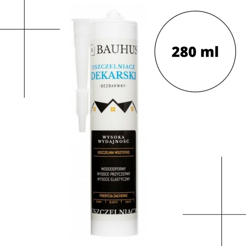 Tagtætningsmasse 280 ml Farveløs