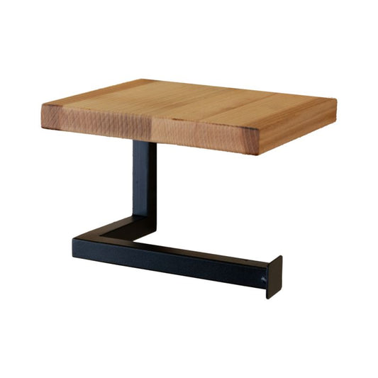 Your Loft Design papirholder sort & træ 15x15x10 Orbec 1 stk.