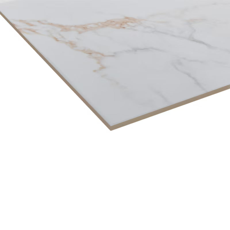 Vægflise Elegance 30x60 cm Hvid Guld Marmorlook 1,08 m²