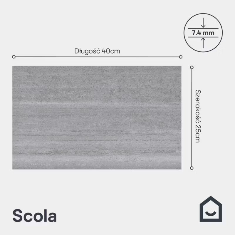 Vægflise Scola 25x40 cm 1,5 m²