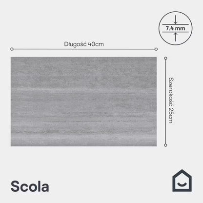 Vægflise Scola 25x40 cm 1,5 m²