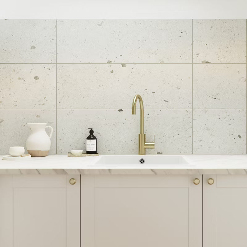 Vægflise Tulum 30x90 cm Grå 1,62 m²