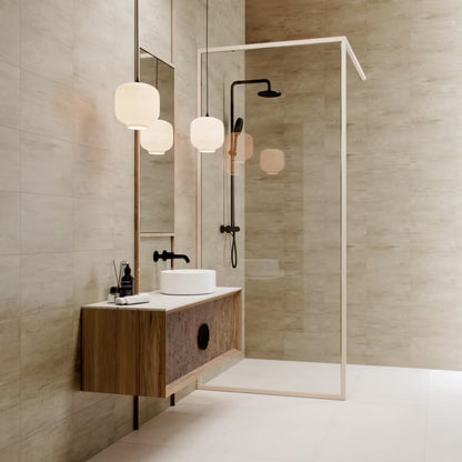 Vægflise Vacca 25x40 cm Creme Blank 1,5 m²