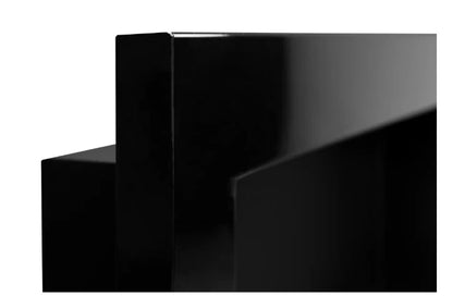 Væghængt Biopejs 90x40 cm Sort Blank
