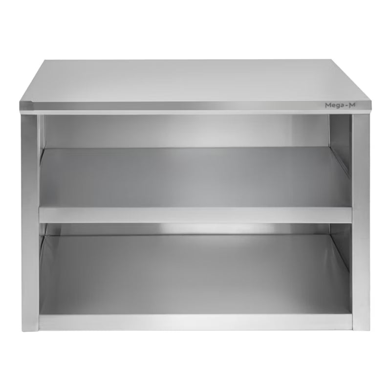 Væghængt Gastronomiskab 100x40x60 cm Rustfrit Stål Åben